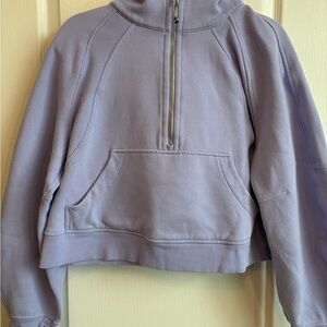 Lululemon athletica Scuba Oversized Half Zip, light purple